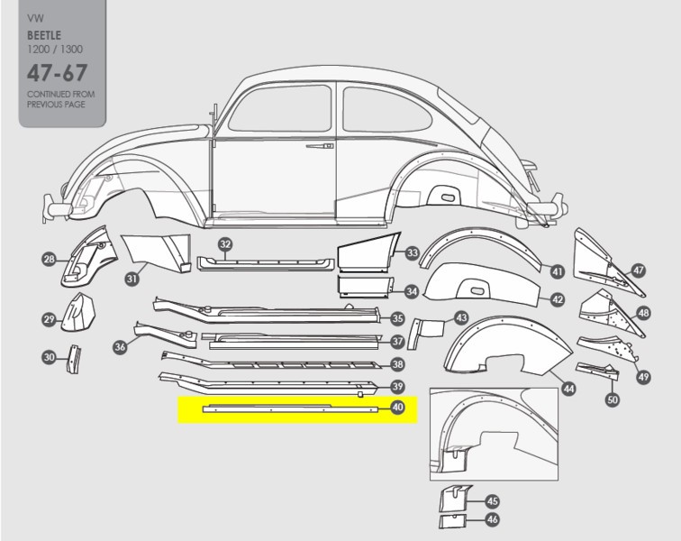 Right Running Board Mount Plate